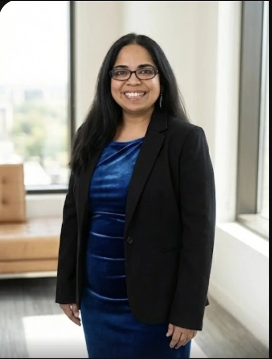 Portrait of Deepti Bahel, speaker at the Q4 Women in Tech Summit
